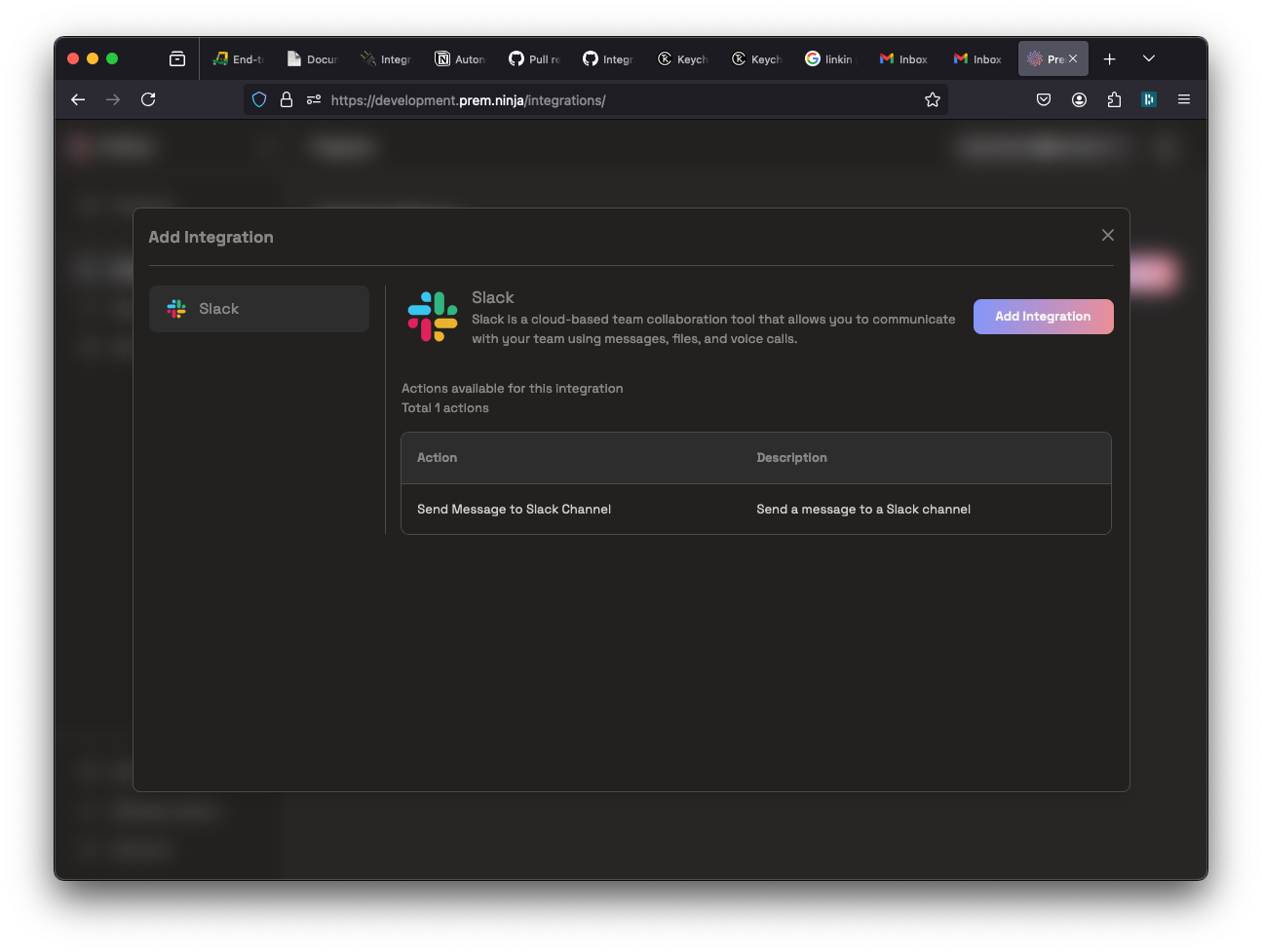 Prem Slack Integration
